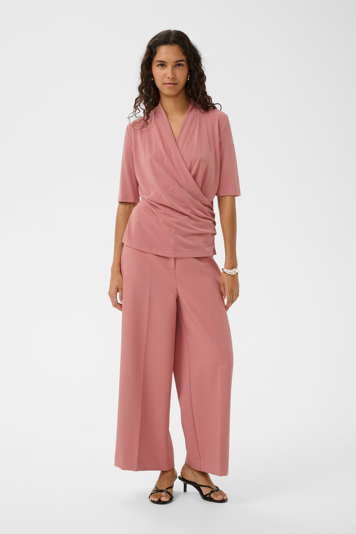 Columbine Wrap Top Ash Rose
