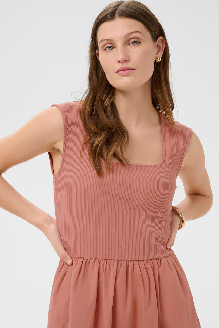 Simone Phoebe Dress Ash Rose