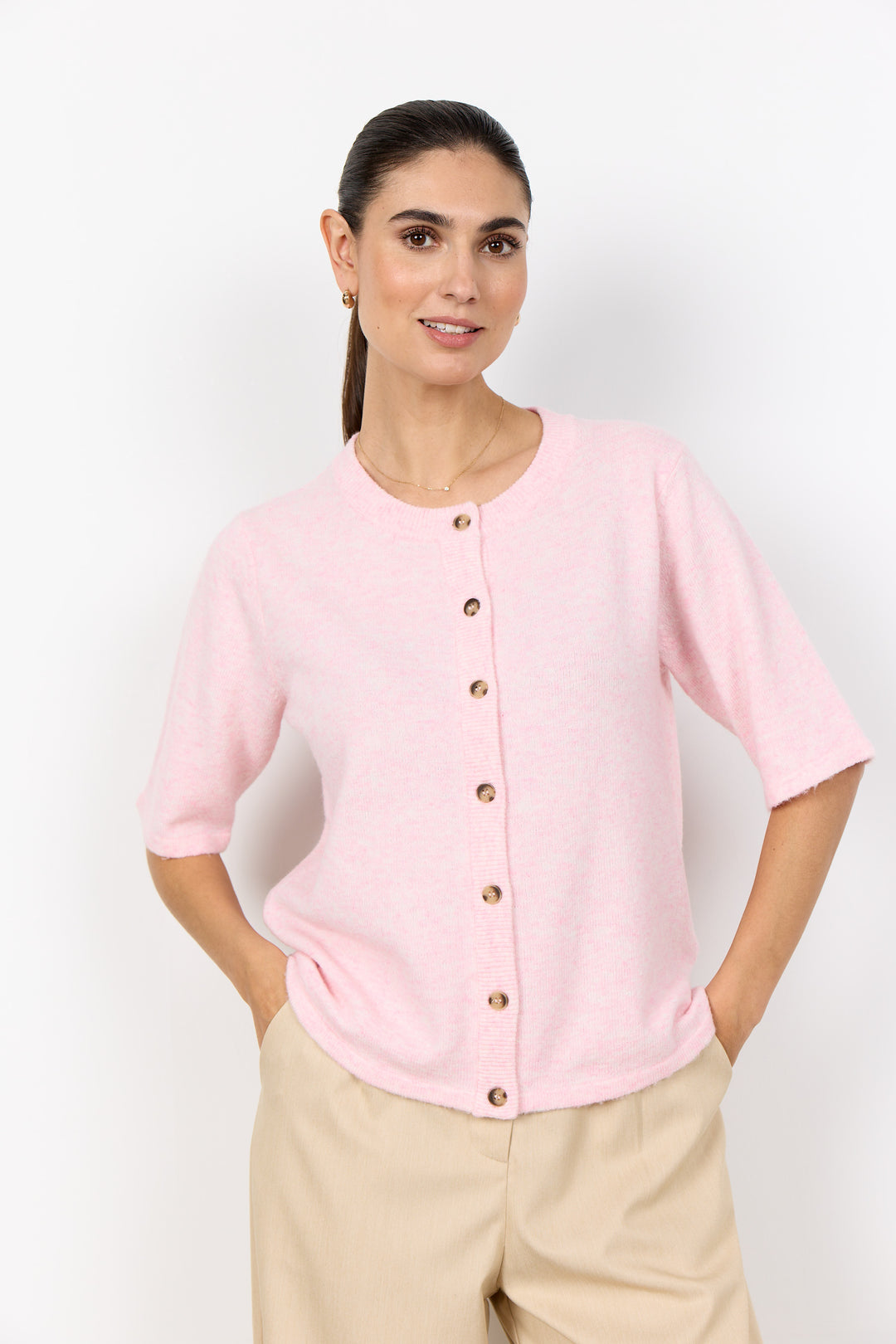 Orlean 9 Cardigan Rose Pink
