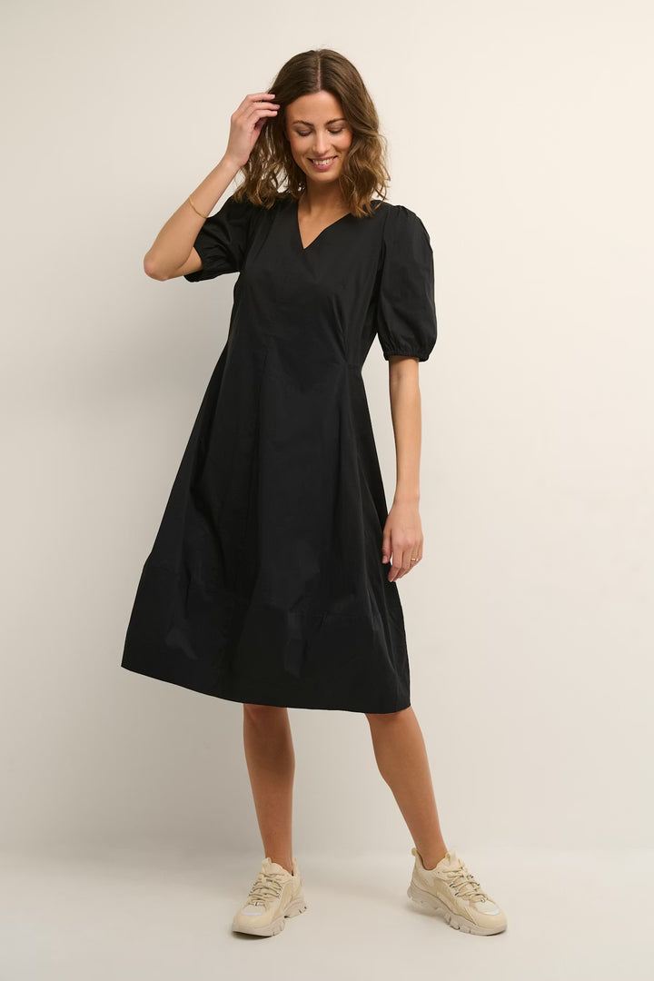 Antoinett Dress Short Sleeves Black