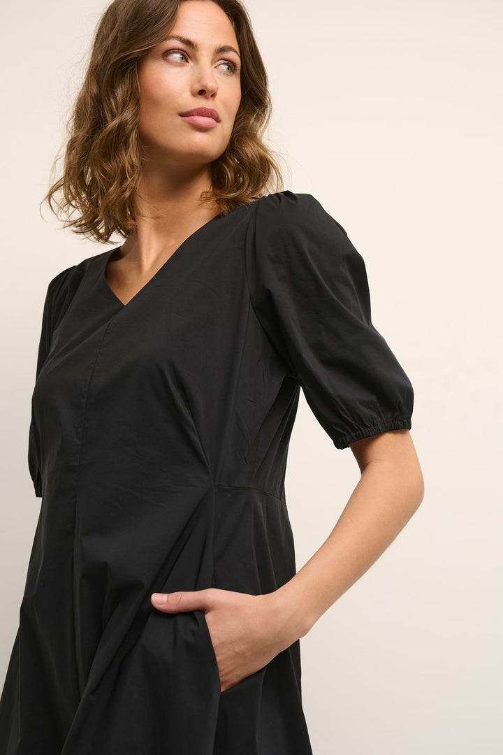 Antoinett Dress Short Sleeves Black