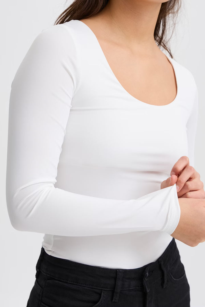 Gro Top LS - White
