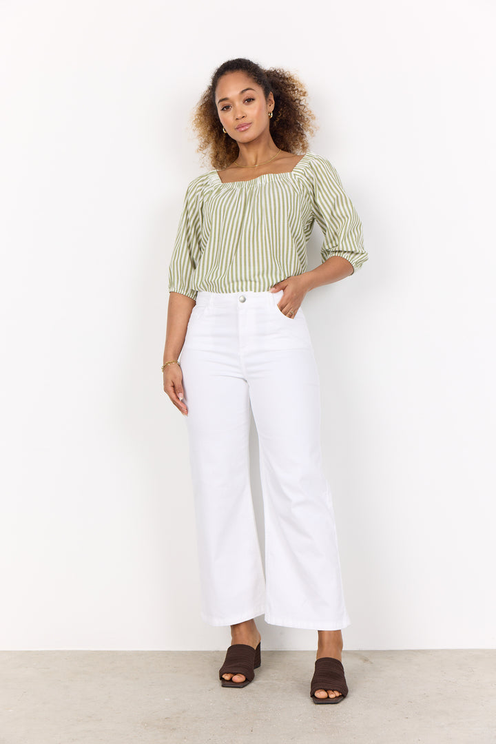 Erna wide Leg Jeans White