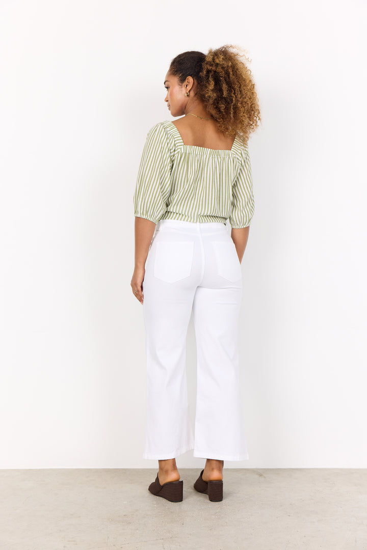 Erna wide Leg Jeans White