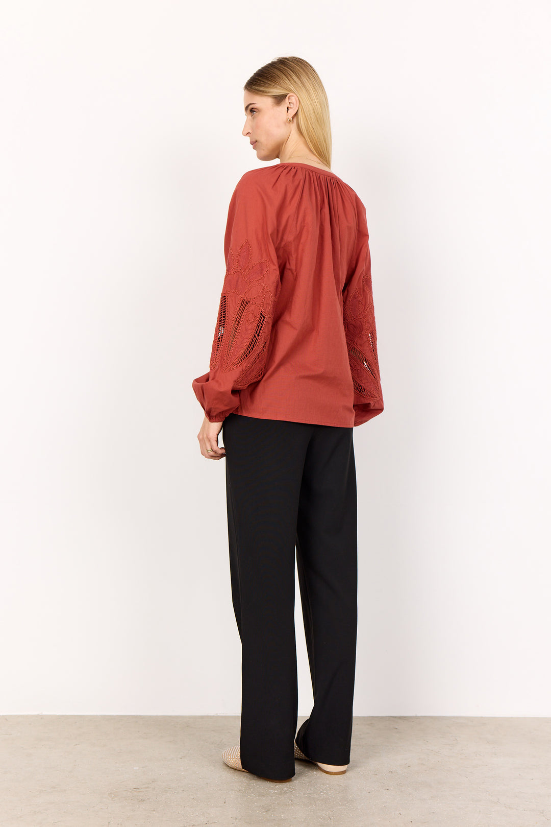 Caliste Blouse 21 Mineral Red