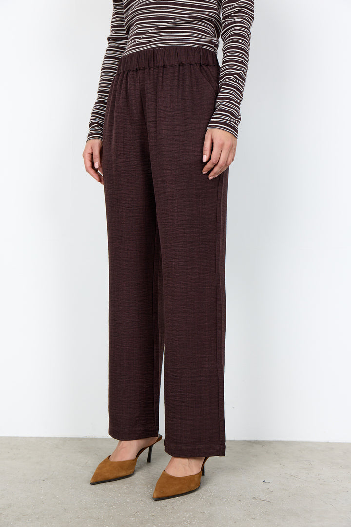 Charissa 3 Trousers Dark Plum