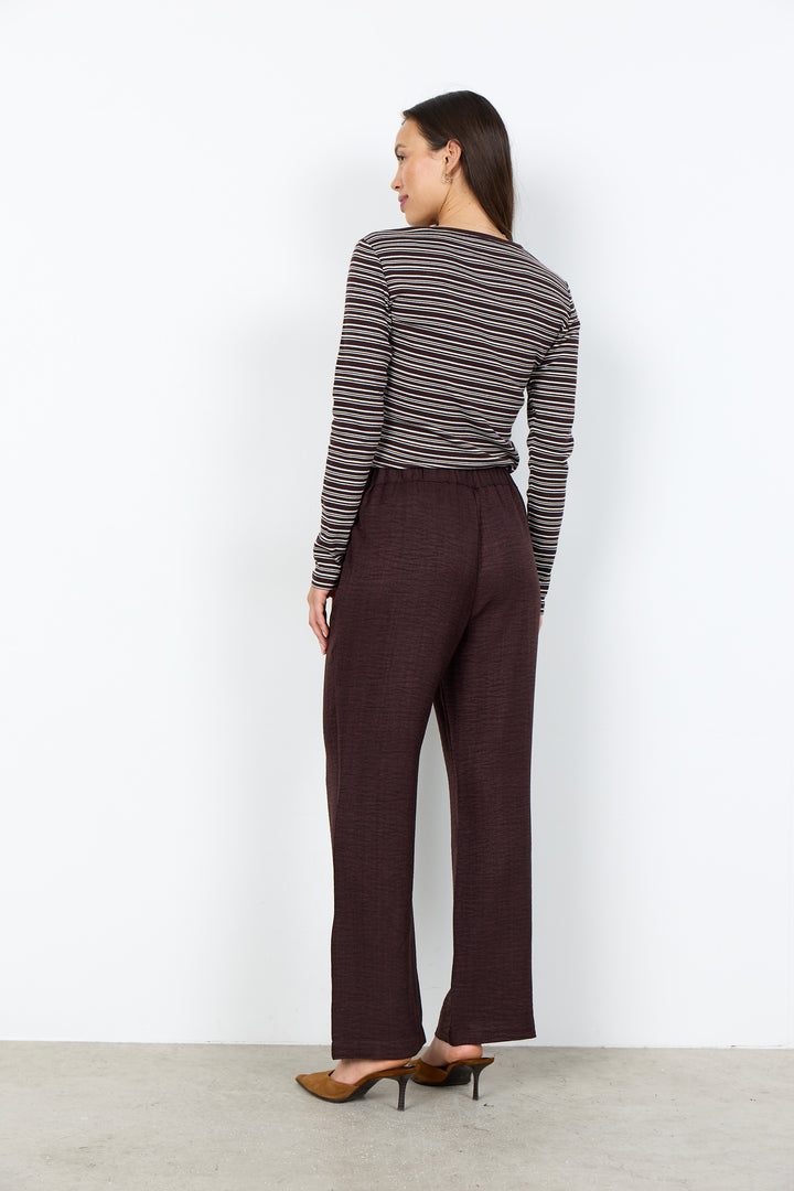 Charissa 3 Trousers Dark Plum