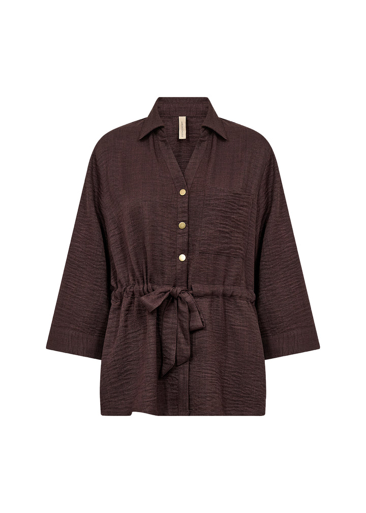 Charissa 6 Shirt Dark Plum