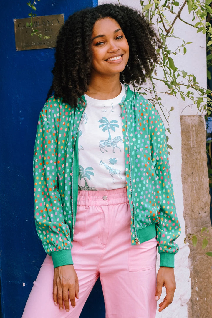 Bobbi Bomber Jacket Green