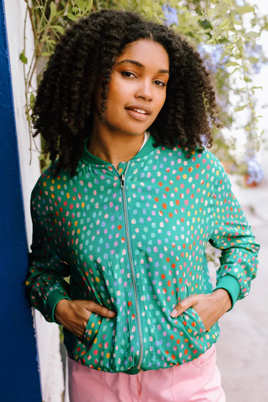 Bobbi Bomber Jacket Green