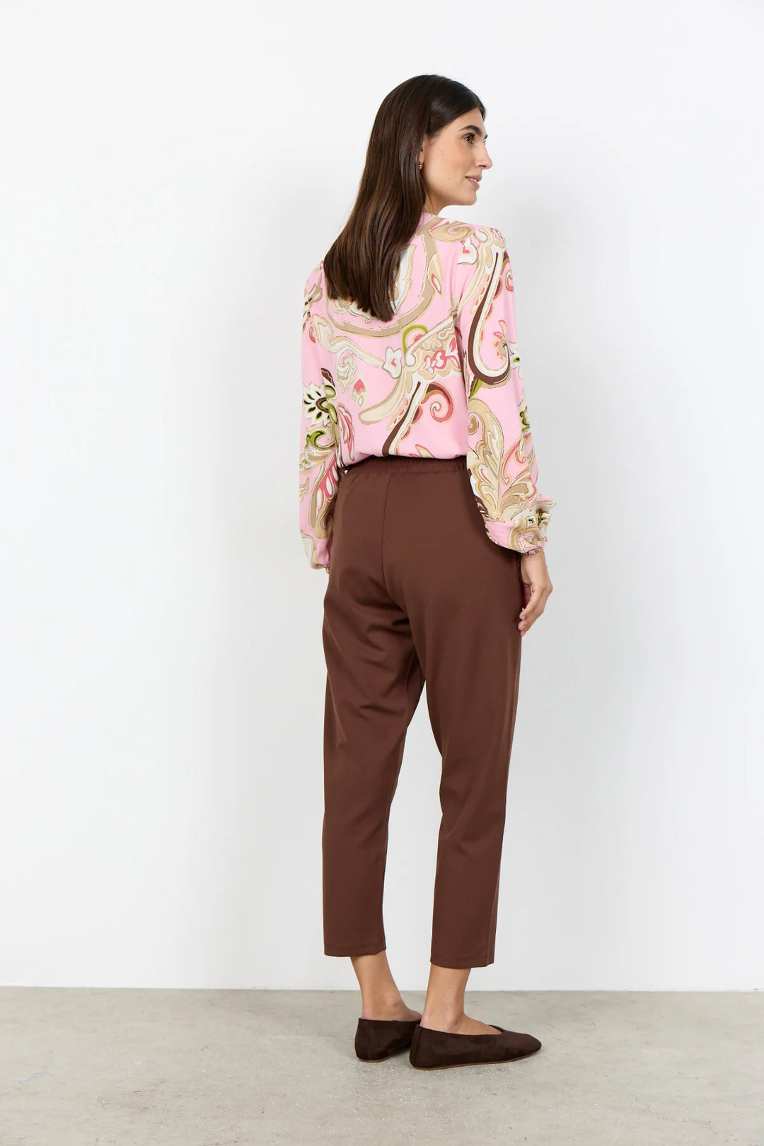 Siham 2 Pants Cropped Brown