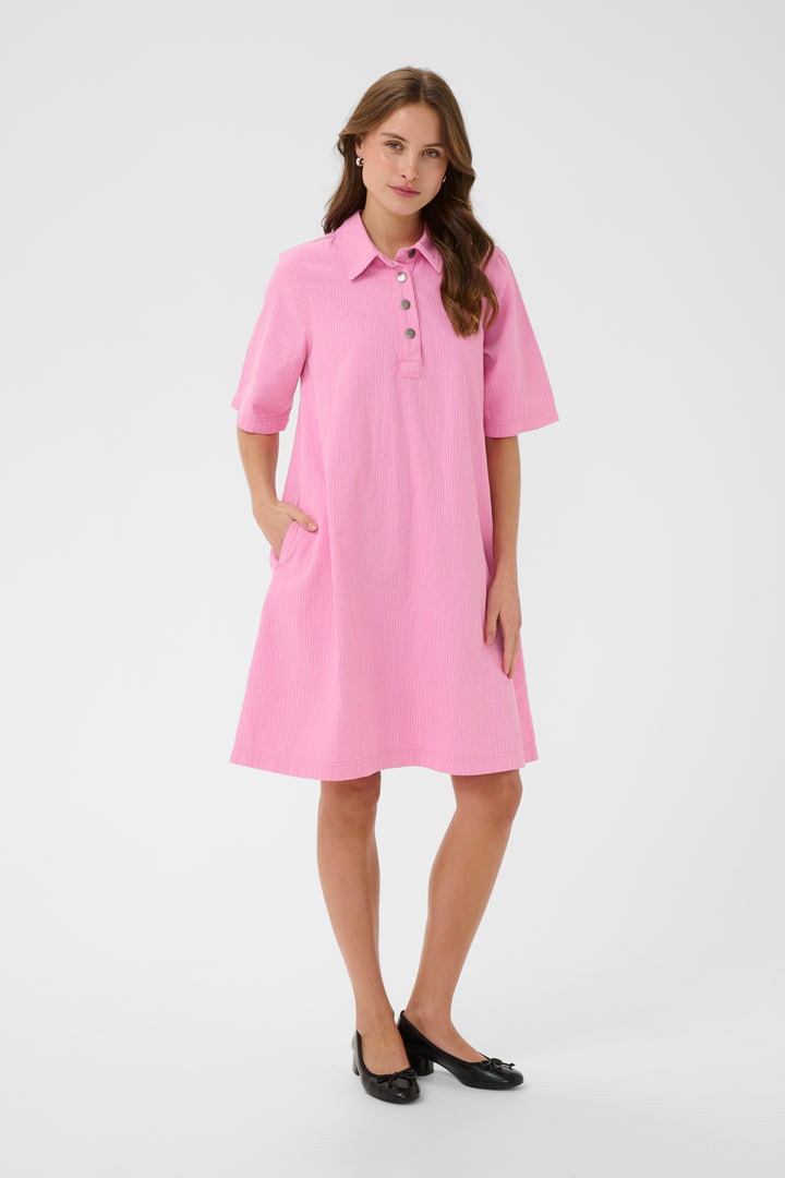 Anya Short Sleeve Dress Pink
