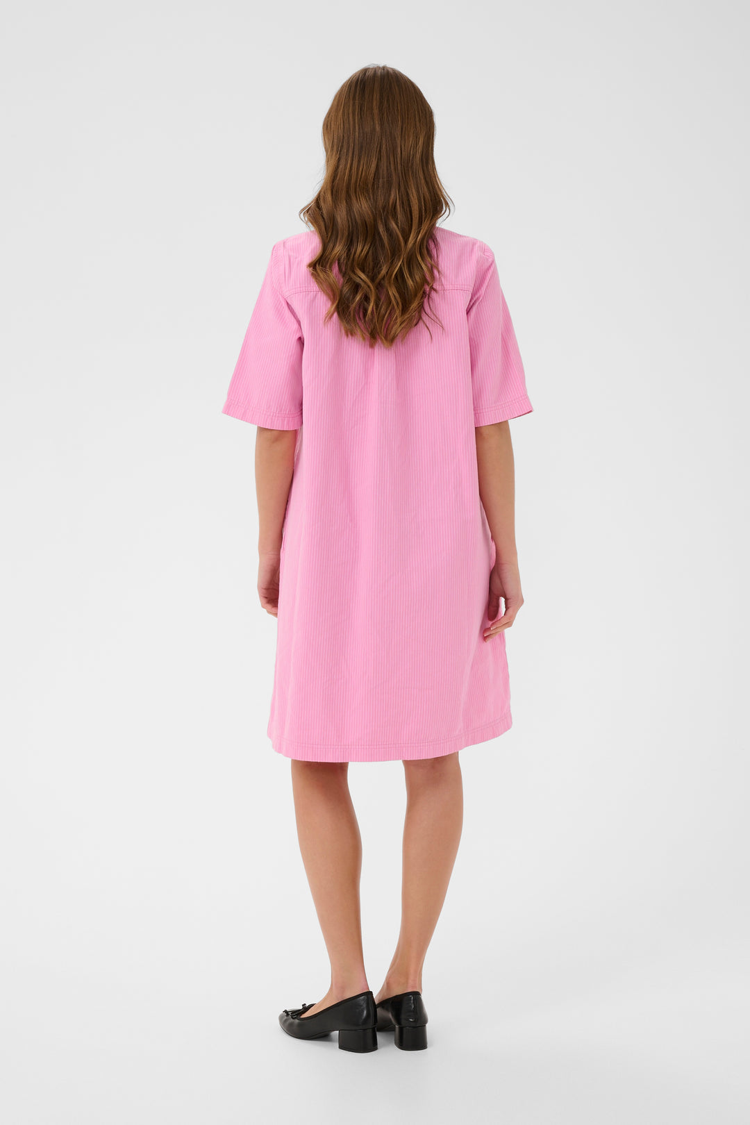 Anya Short Sleeve Dress Pink