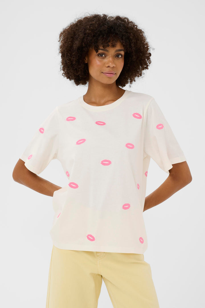 Kissy T-Shirt Spring Gardenia