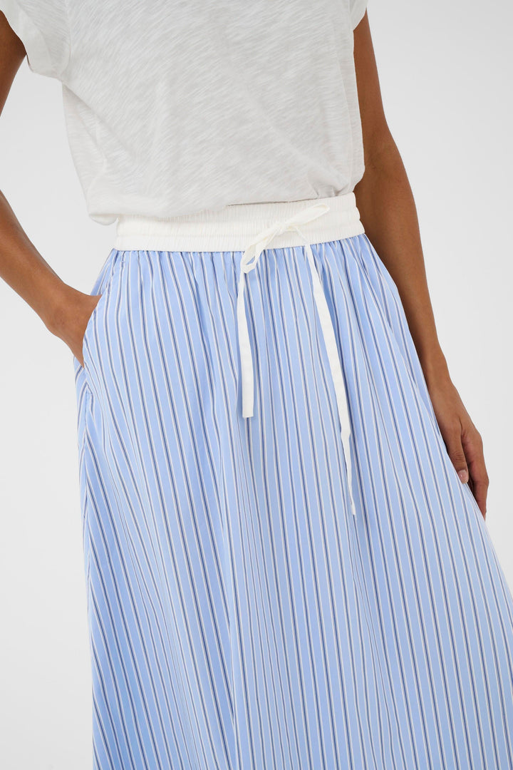 Art Skirt Blue Stripe