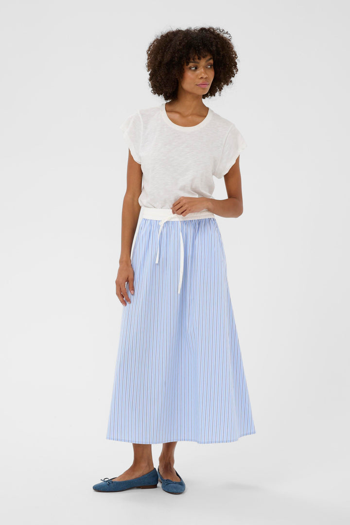 Art Skirt Blue Stripe
