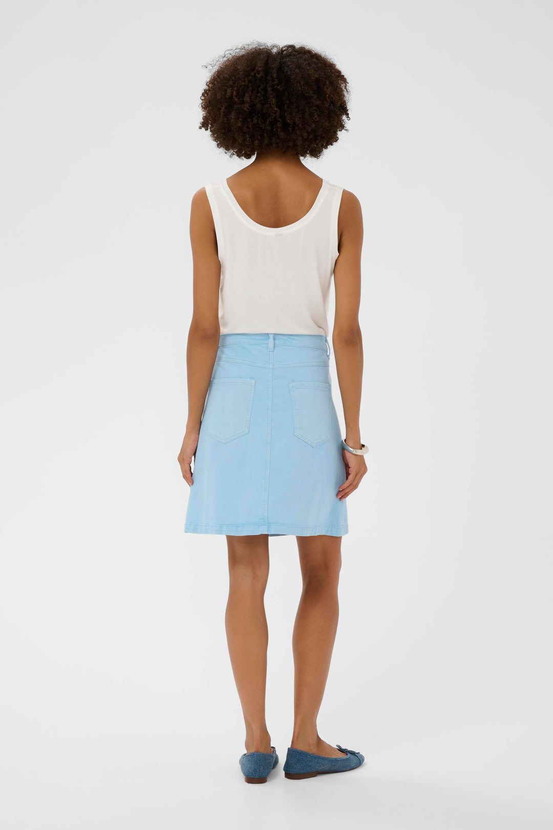 Brinnie Short Skirt Powder Blue
