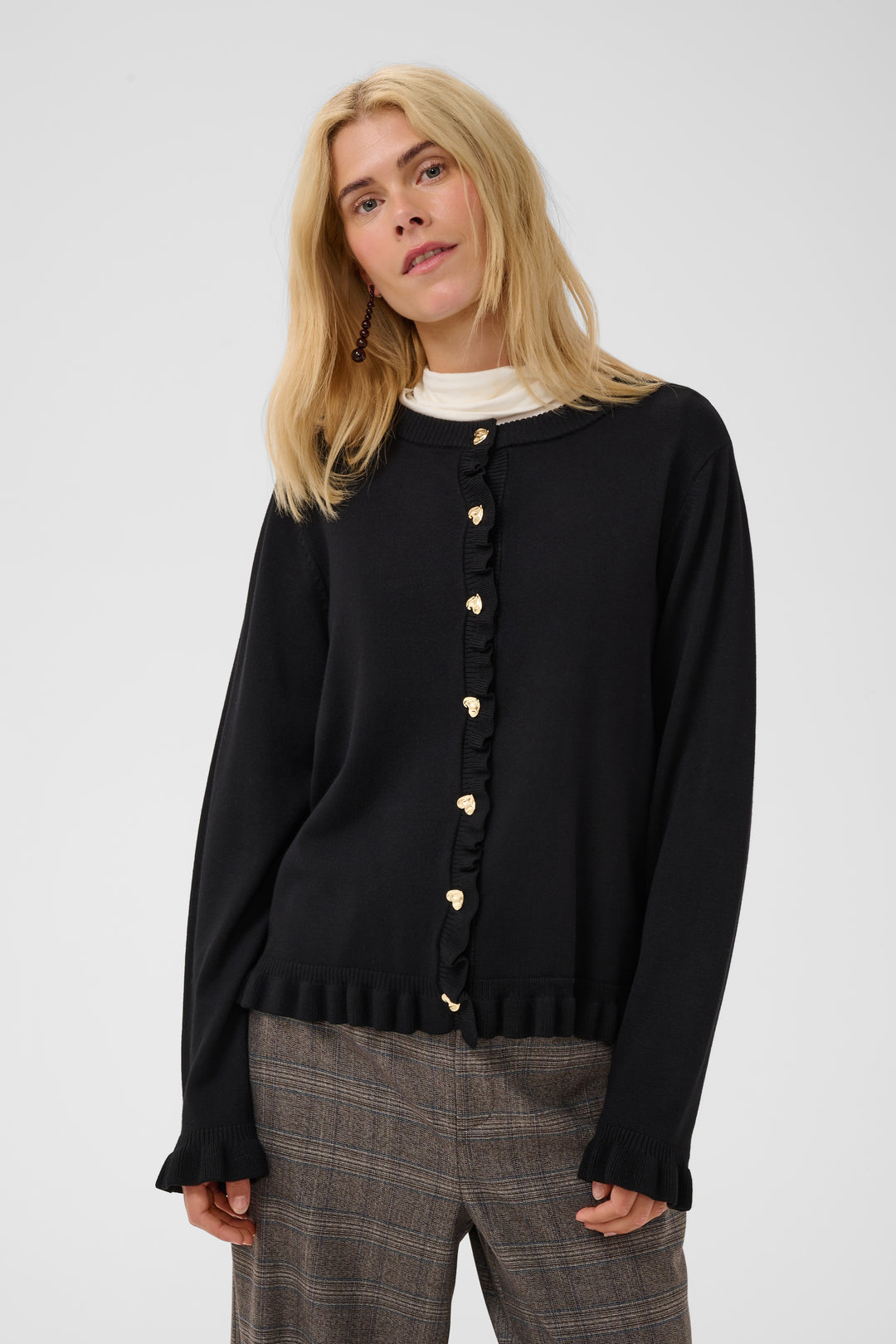 Clare Frill Cardigan Black
