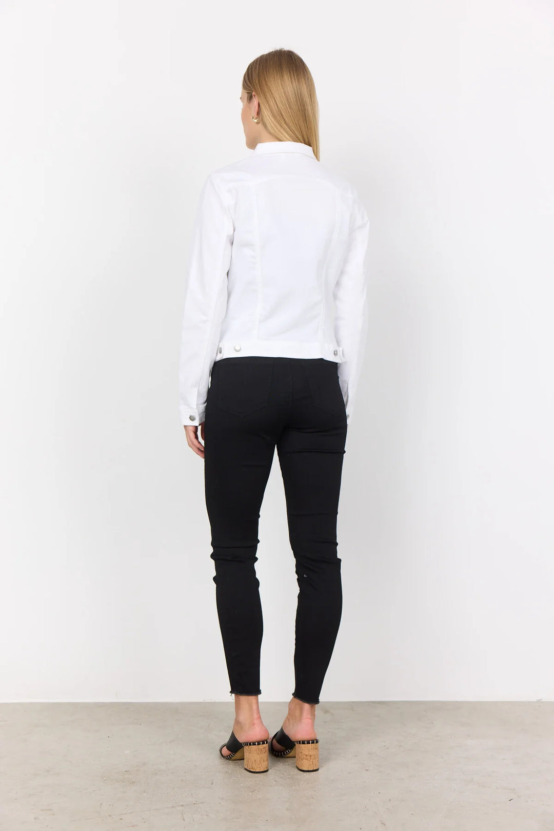 Erna 2 Denim Jacket White
