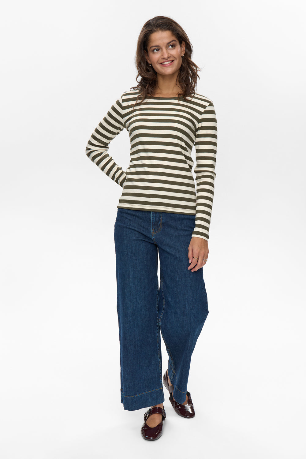Mixie Long Sleeve Top Green