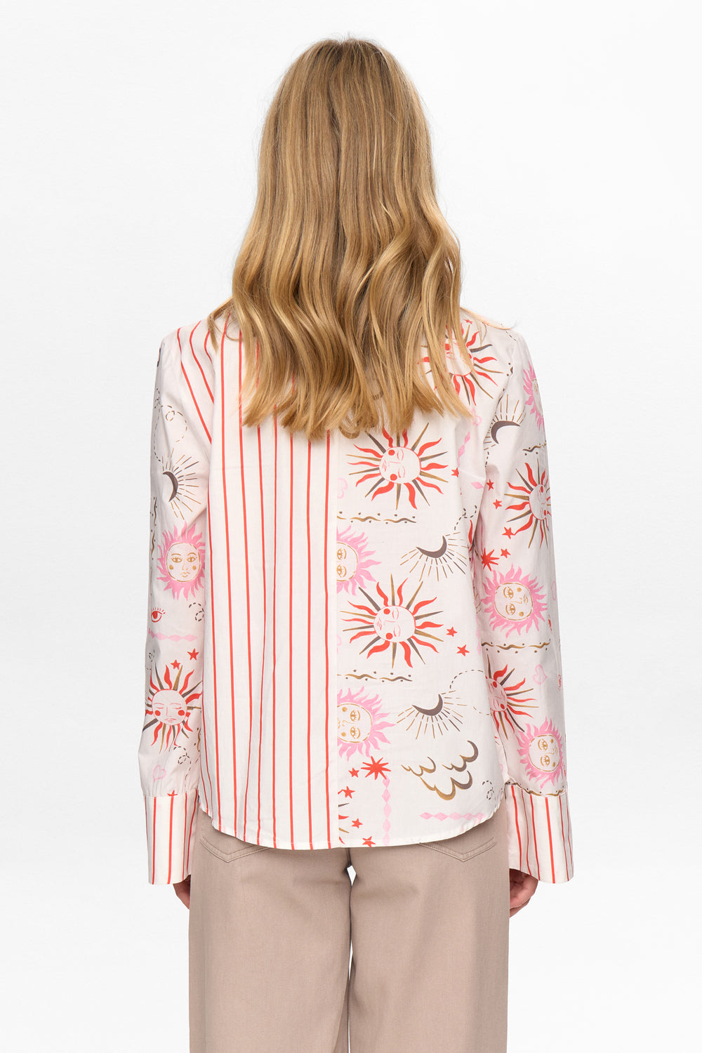 Soleima Shirt Mix Pattern