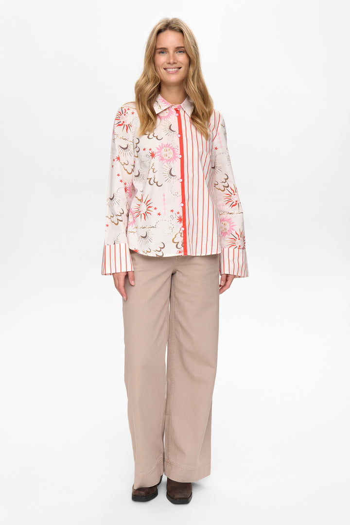 Soleima Shirt Mix Pattern