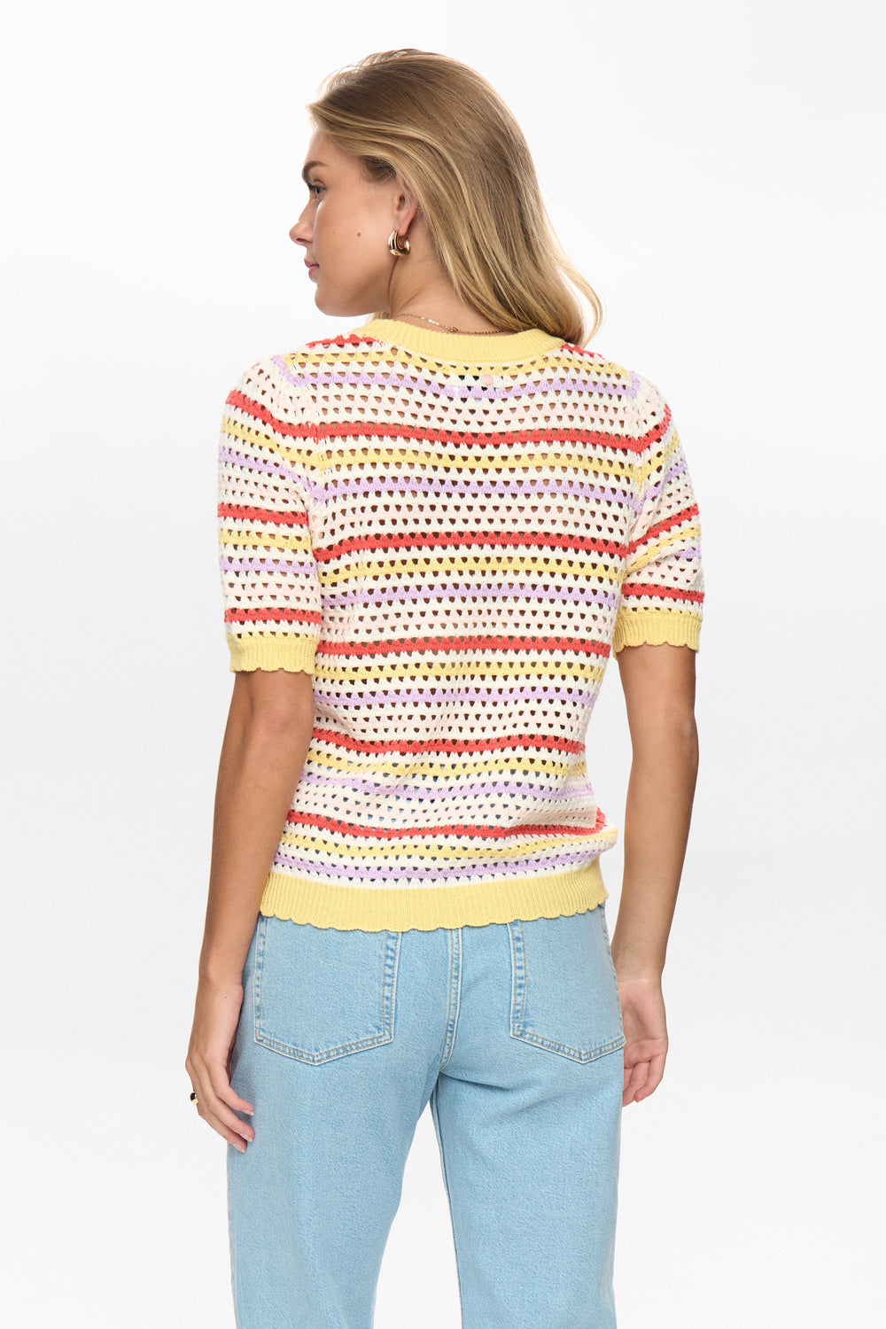 Nancy Short Sleeved Jumper Popcorn