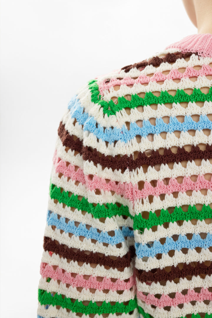 Nancy Short Sleeved Jumper Peony