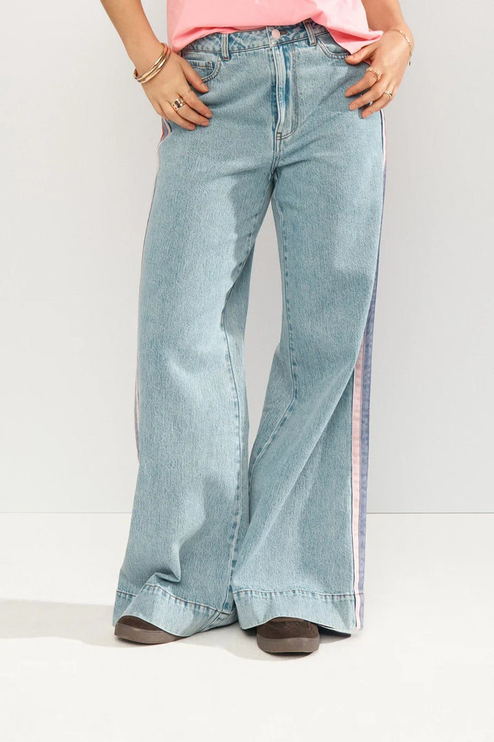 Malaga High Rise Wide Leg Jeans