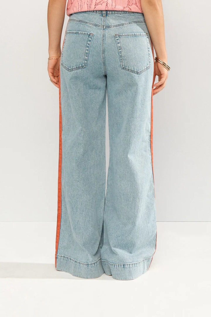 Malaga High Rise Wide Leg Jeans