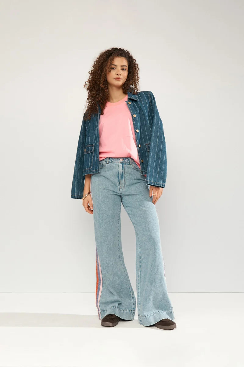 Malaga High Rise Wide Leg Jeans