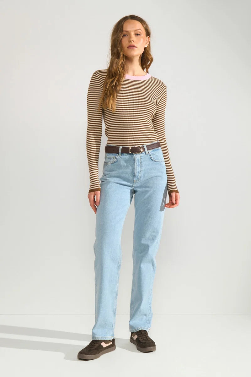 Filina top Brown Stripe