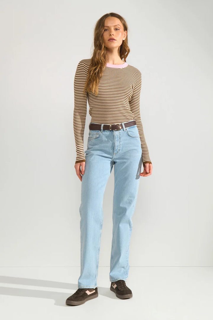 Filina top Brown Stripe