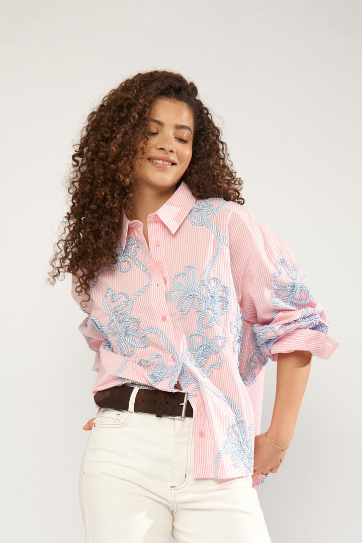 Emelia Oversized Shirt Pink