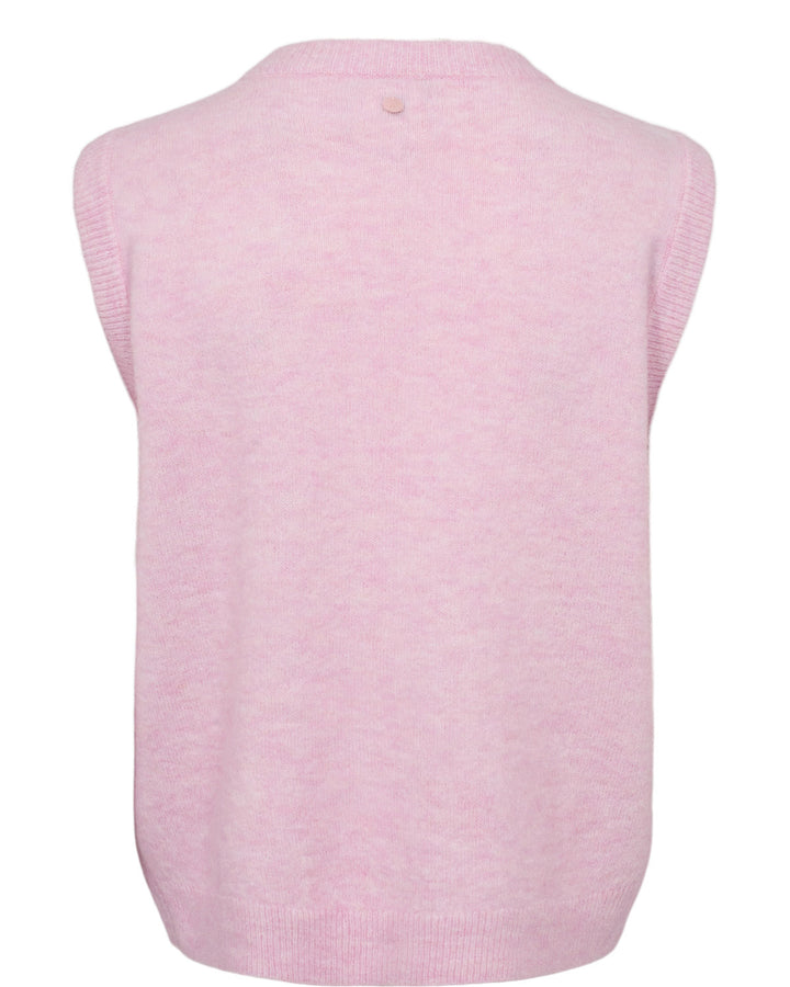 Fuette Zip Vest Pink