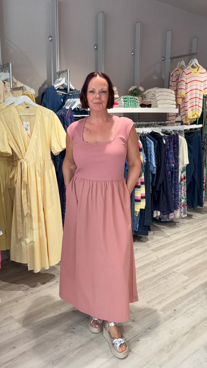 Simone Phoebe Dress Ash Rose