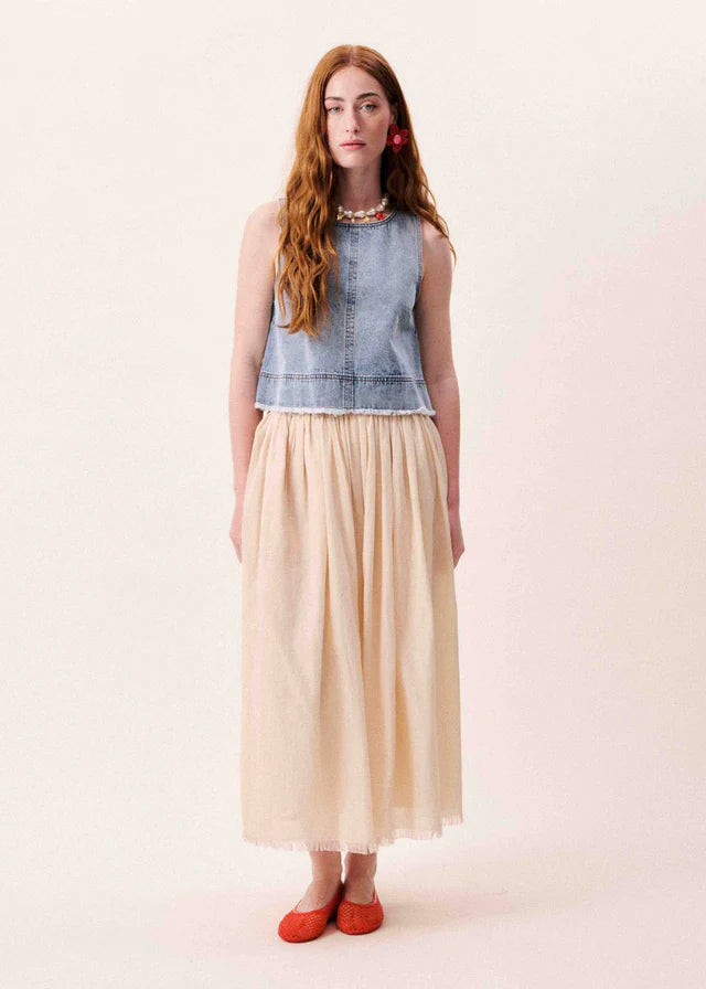 Aqualina Denim Top