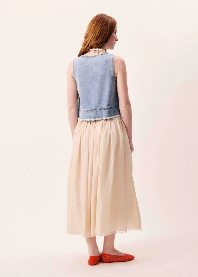 Aqualina Denim Top