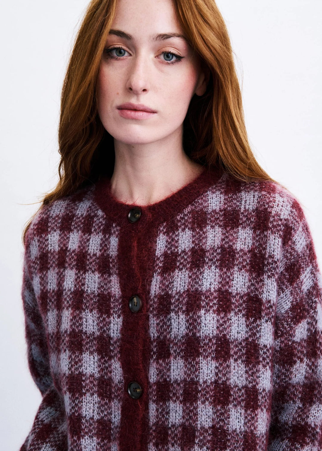 Aomori Bordeaux Cardigan