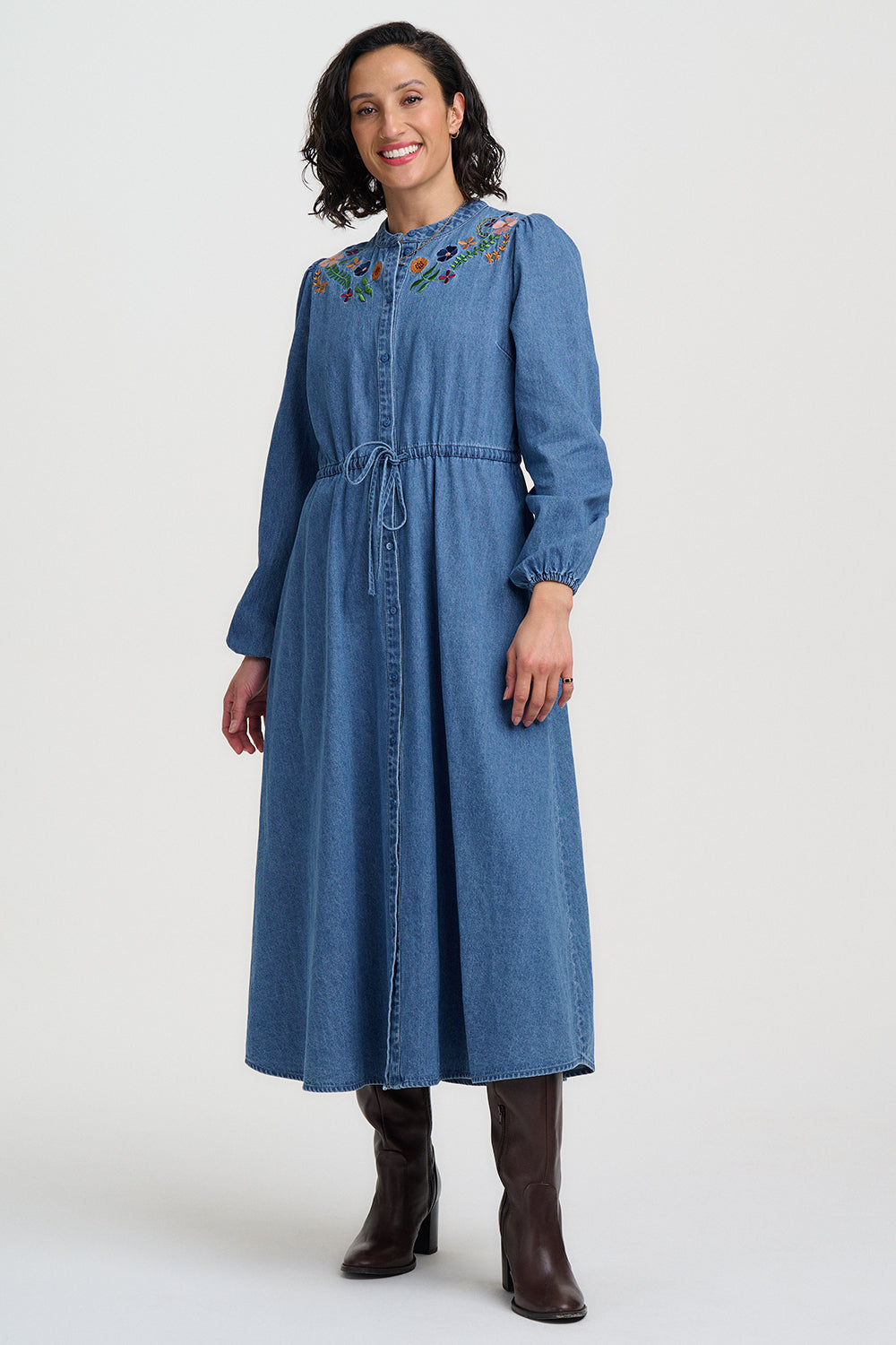 Ivana Midi Shirt Dress