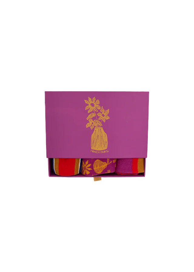Ivete Sock Gift Box Pink