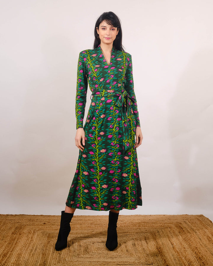 Ivy Dress Pomegranate