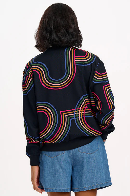 Bobbi Bomber Jacket Black