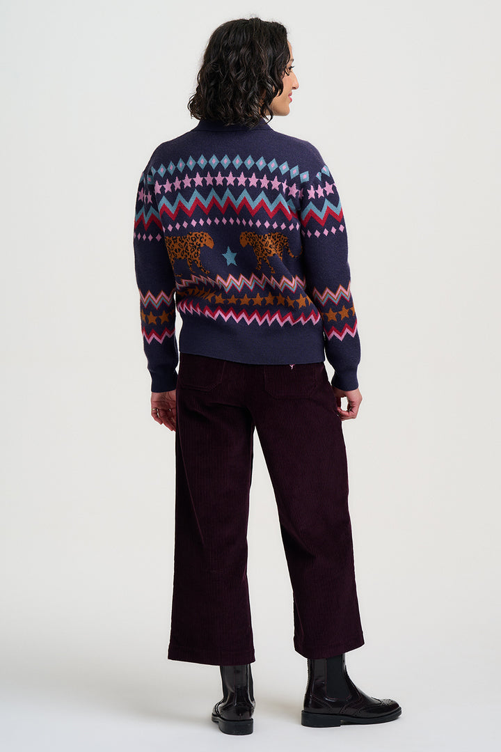 Katlin Knitted Bomber Jacket