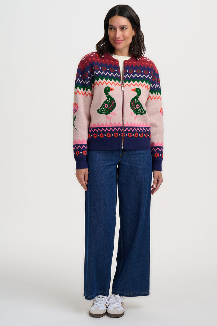 Solana Knitted Bomber Jacket