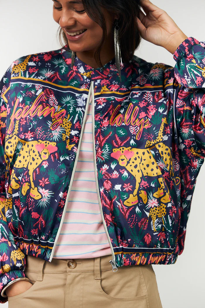 Lama Jacket Multi Colour Tiger Print