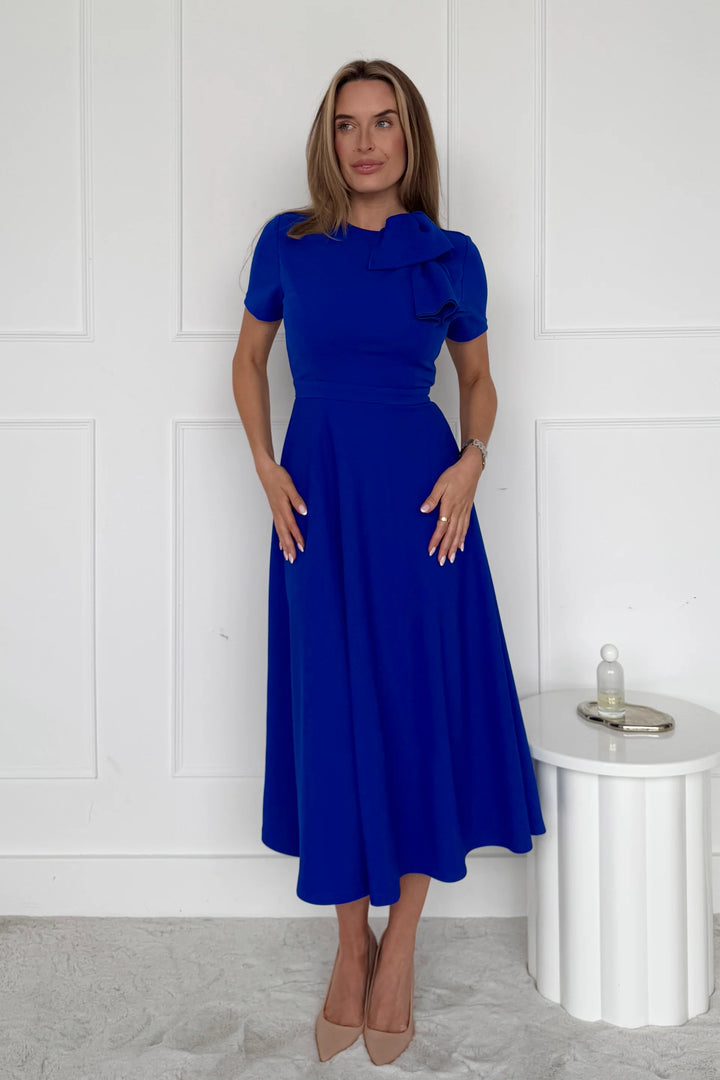 Minta Bow Midi Dress