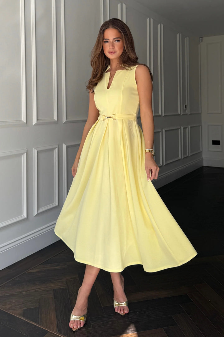 Ameya Dress Yellow
