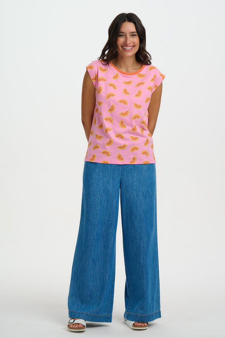 Chrissy Tank T-Shirt Pink