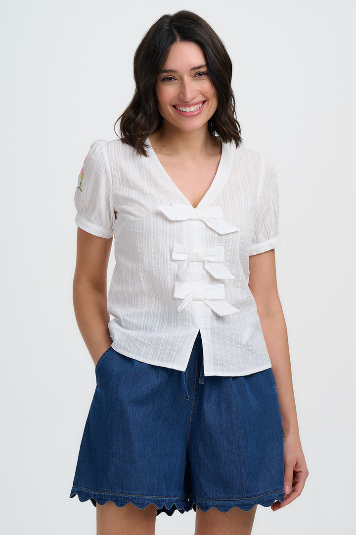 Adaline Bow Top